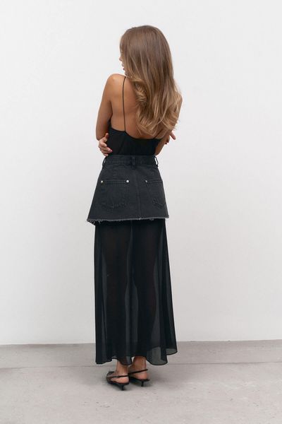 Corset belt, Black, XS