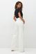 White Crystal Jeans, White, XS