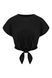 Black Crystal T-shirt, Black, S