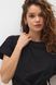 Black Crystal T-shirt, Black, M