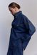 Blue Zip Shirt, Navy blue, Usize (XS-L)