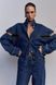 Blue Zip Shirt, Navy blue, Usize (XS-L)
