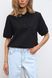 Black polo shirt, Black, M