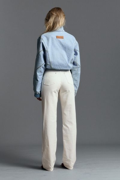 Blue bomber jacket, Light blue, OVERSIZED