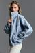 Blue bomber jacket, Light blue, OVERSIZED