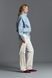 Blue bomber jacket, Light blue, OVERSIZED
