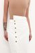 Asymmetric midi skirt, White, XS