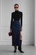 Midi skirt Emma, Navy blue, XS