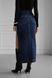 Midi skirt Emma, Navy blue, XS