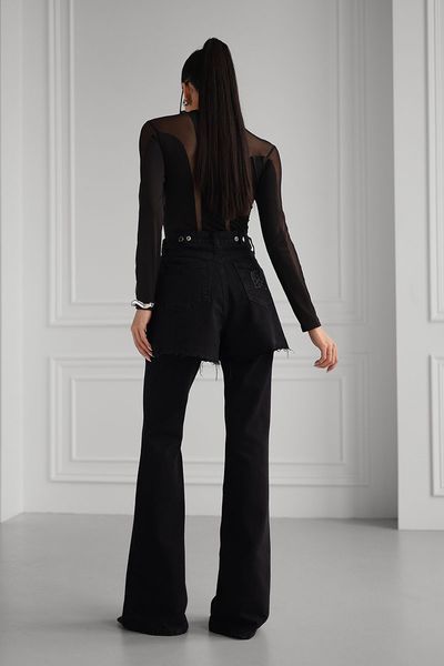 Jeans-shorts Grace, Black, XS