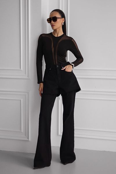 Jeans-shorts Grace, Black, XS