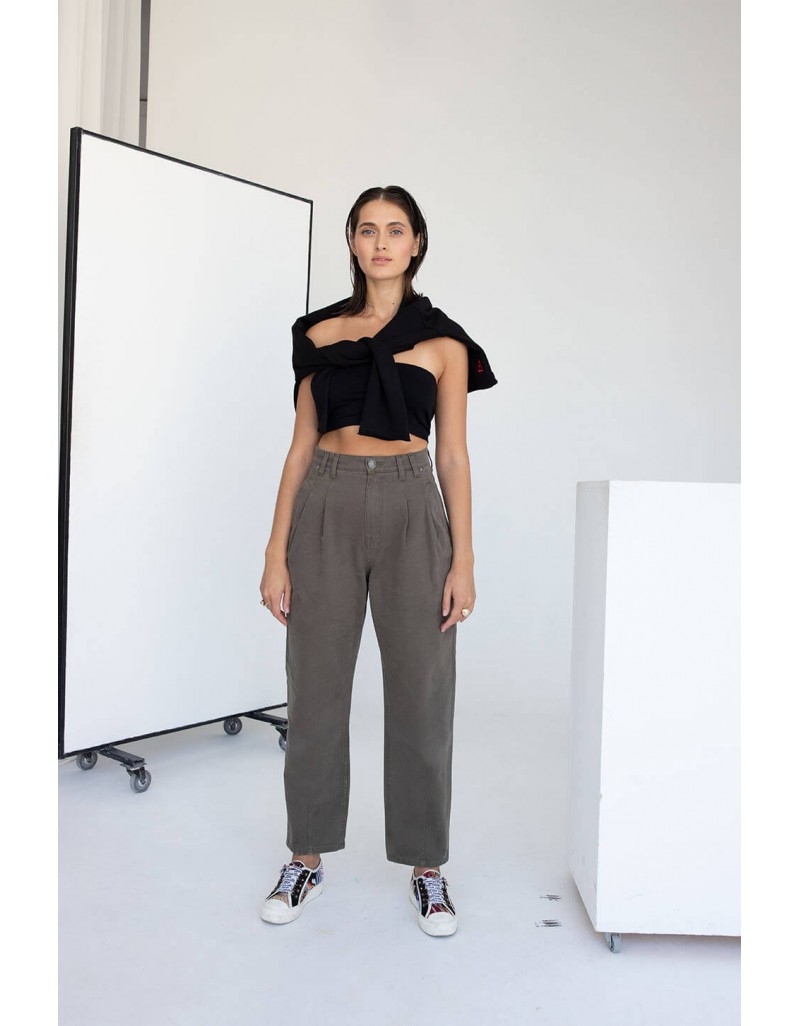 Джинсы хаки slouchy Джинсы хаки slouchy