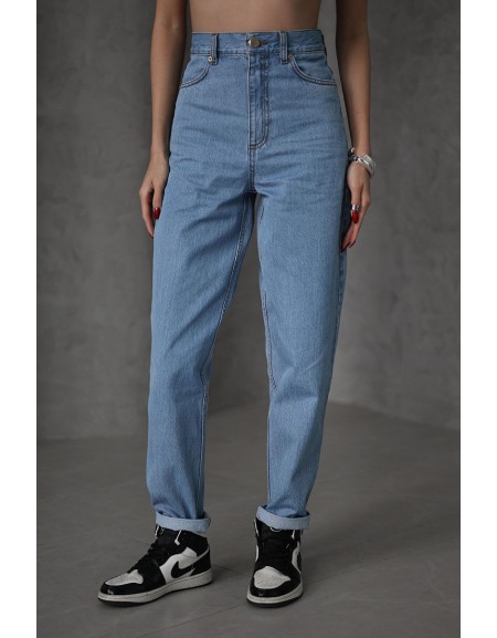 Джинси банани блакитні 