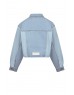 Куртка Crop світло-блакитна