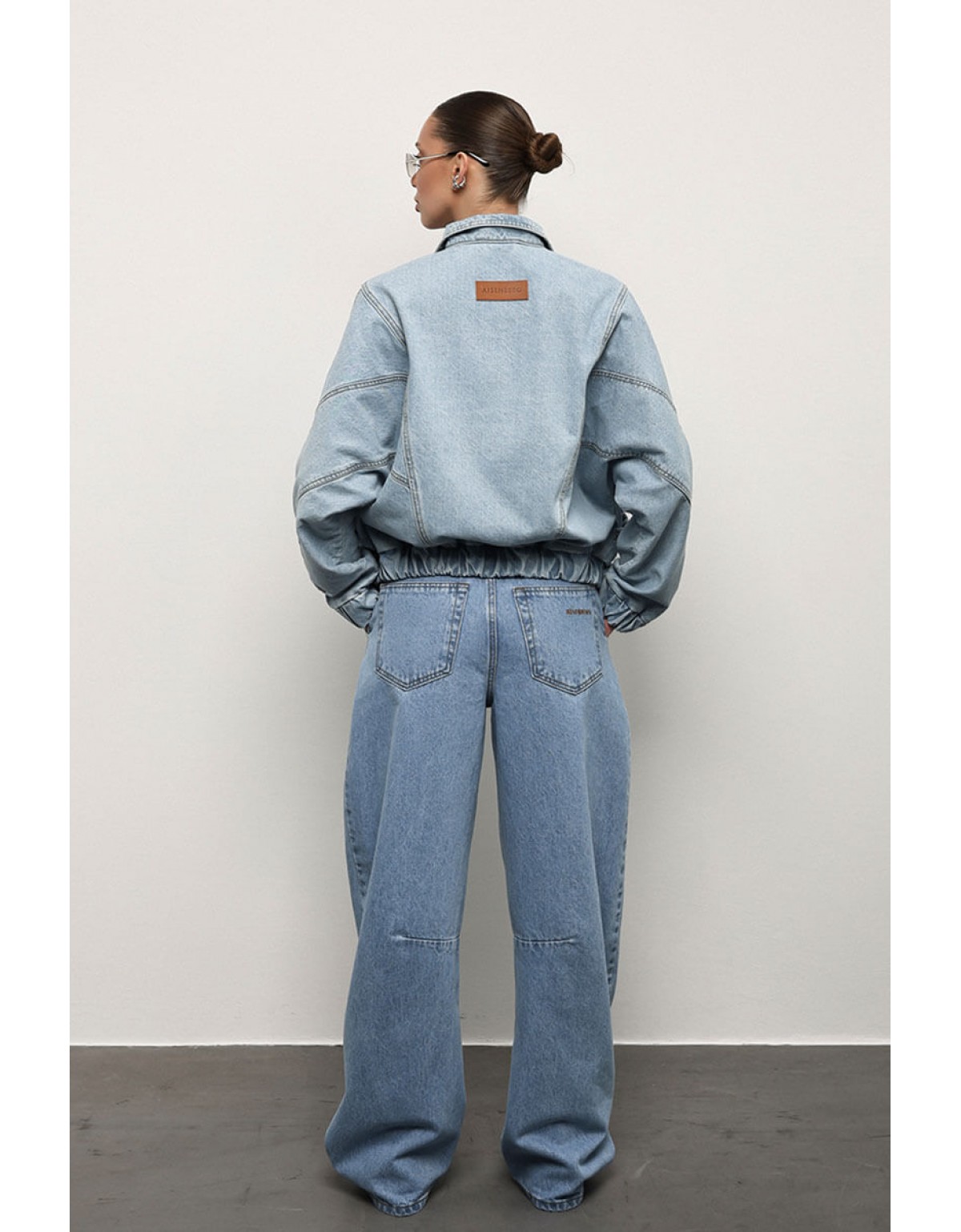 Бомбер блакитний