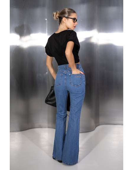 Джинси кльош Victoria блакитні