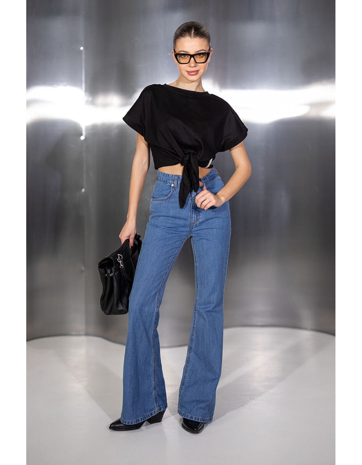 Джинси кльош Victoria блакитні