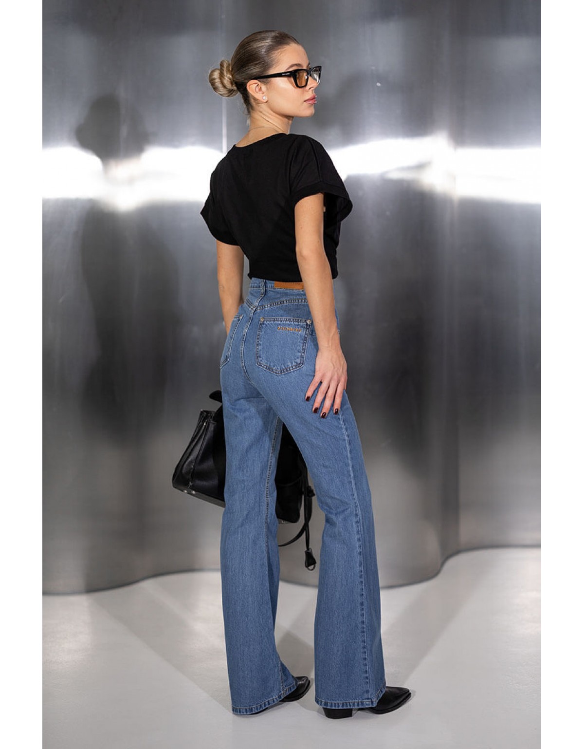 Джинси кльош Victoria блакитні