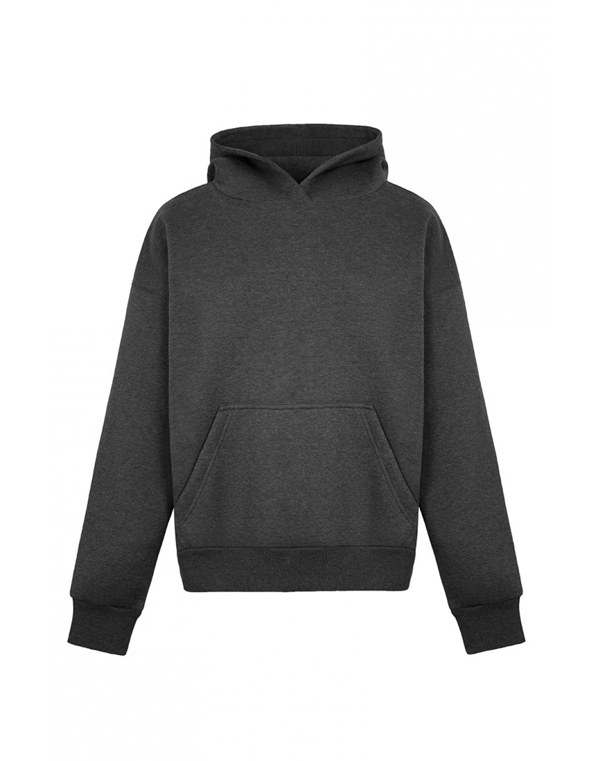 Худі графіт, на флісі