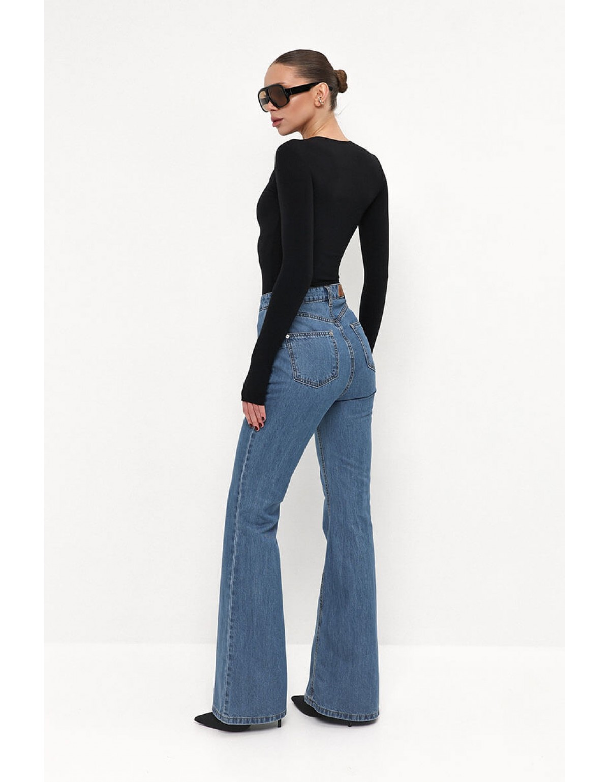 Джинси кльош Victoria блакитні