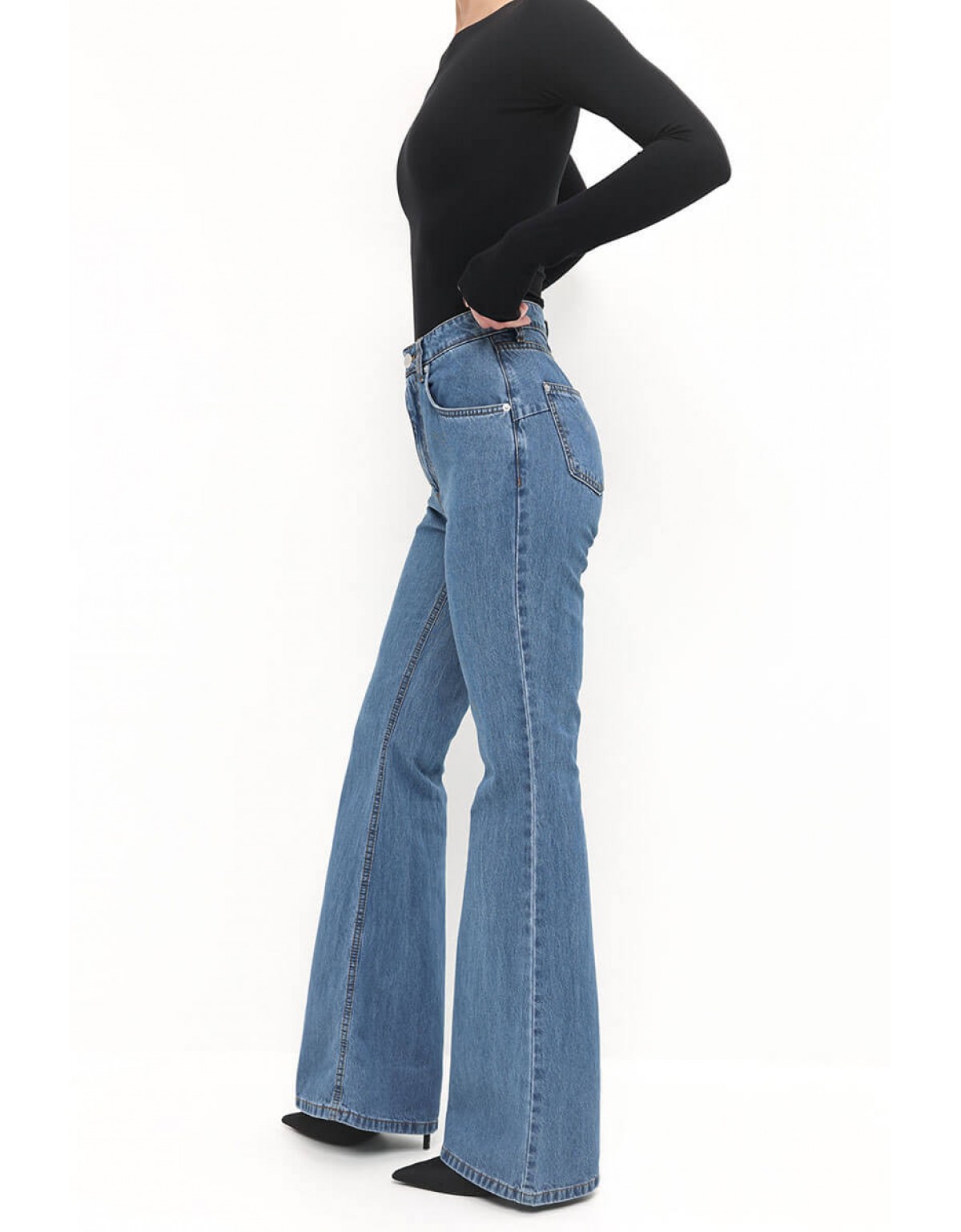 Джинси кльош Victoria блакитні