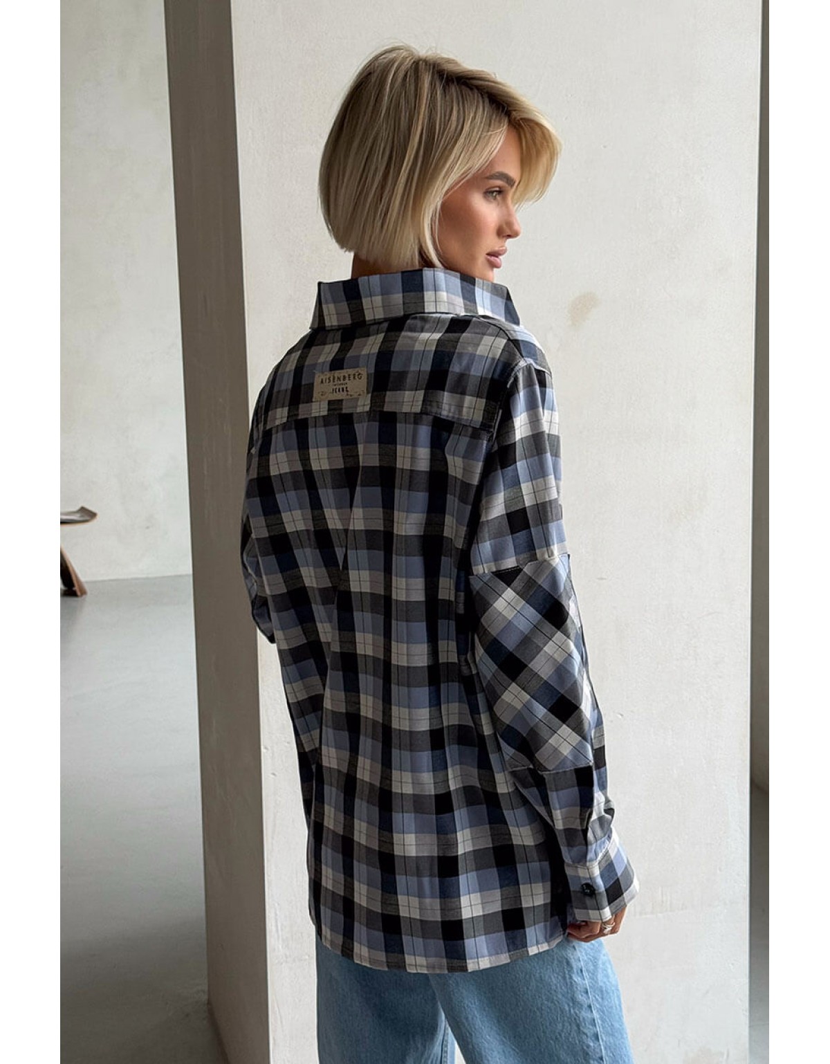 Сорочка в клітинку