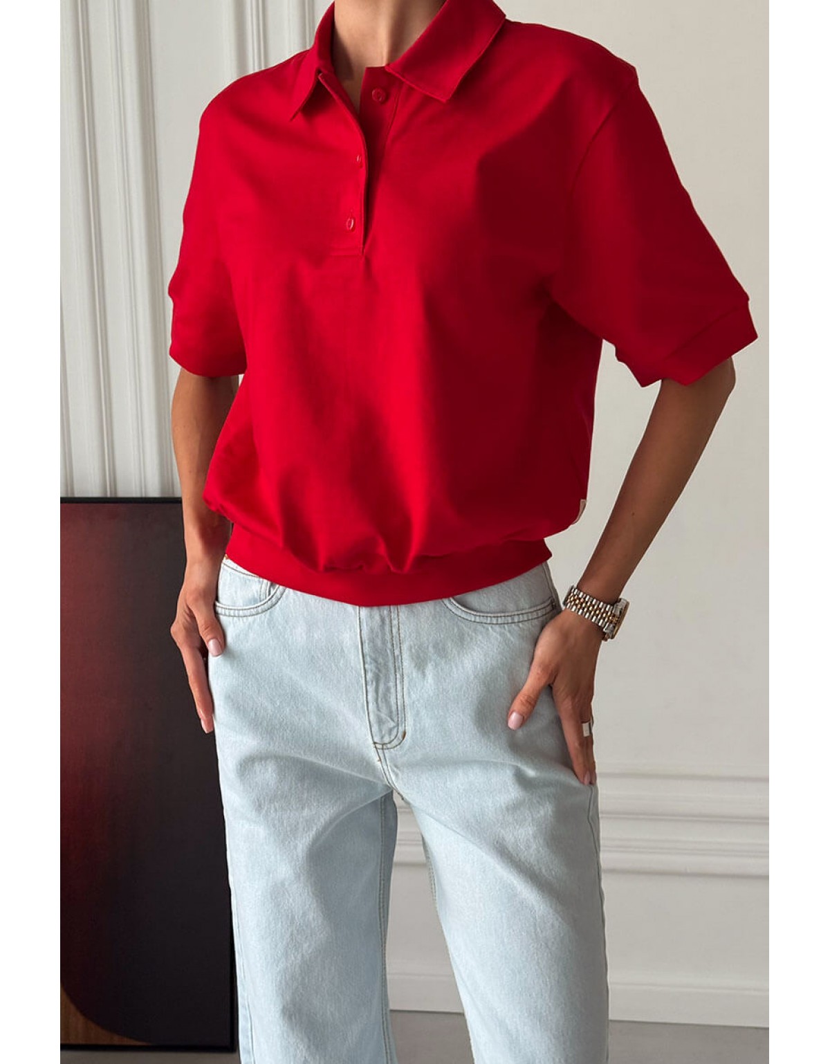 Поло червоне