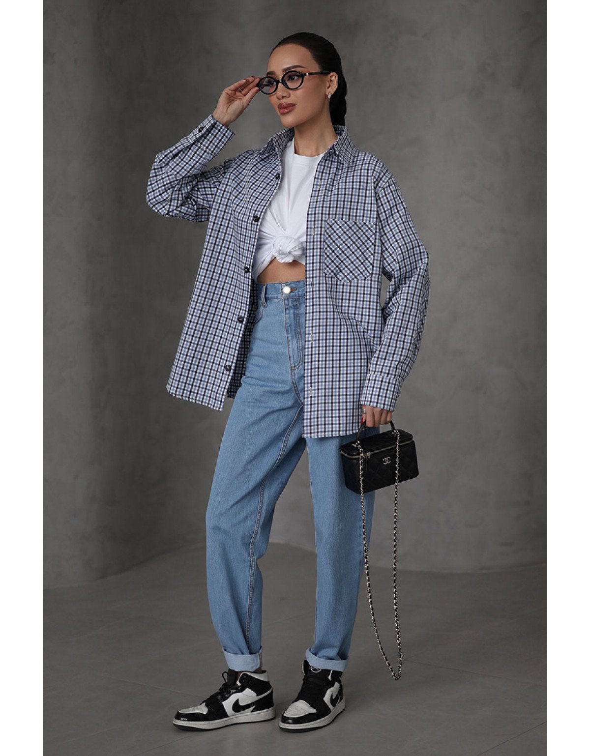 Сорочка в клітинку