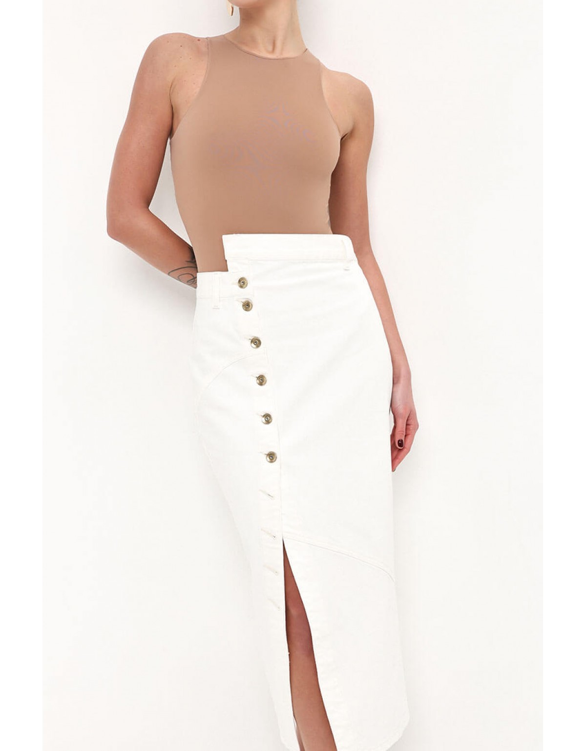 Спідниця міді асиметрична