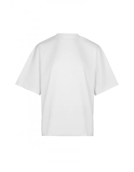 Футболка basic біла (з розрізами по боках)